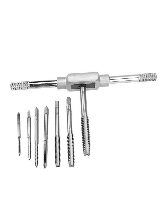 Mass Pro 8pcs Alloy Steel Hand Tools Die Set: M3-M12 Screw Taps, Tap Handle, Thread Plugs, High-speed Steel (HSS) Thread Repair Tool - Image 3